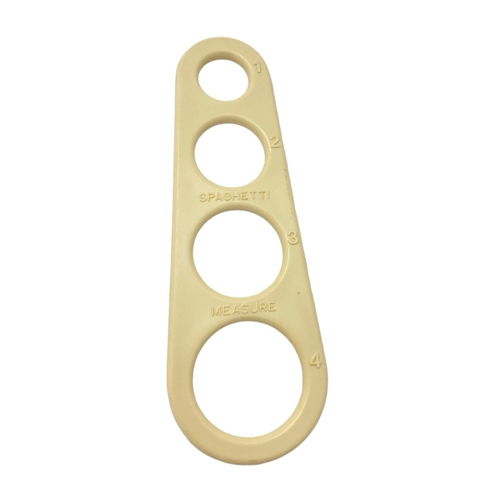 Vintage Spaghetti PASTA Portion Measuring Tool Almond Color
